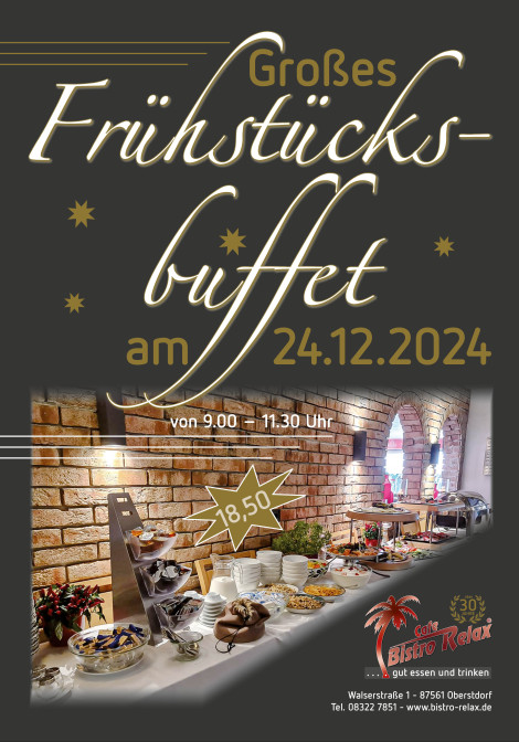 Frühstücks-Buffet an Heilig-Abend