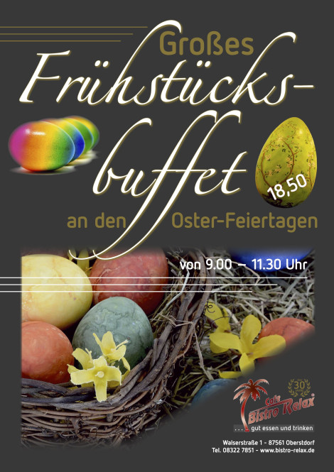 Schön frühstücken an Ostern