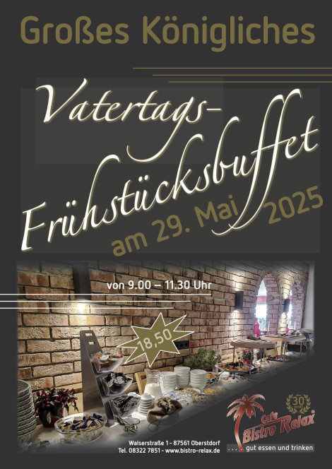Vatertags-Frühstücks-Buffet
