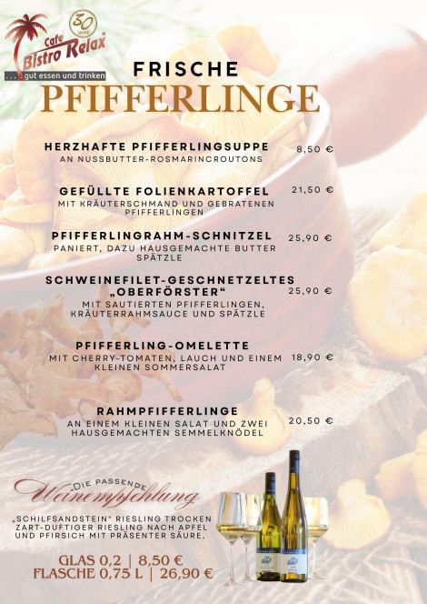 Pfifferlingzeit im Relax Oberstdorf