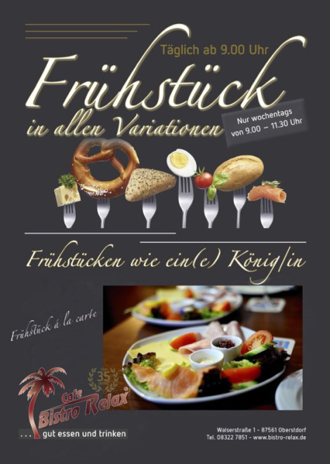 Frühstück im Relax