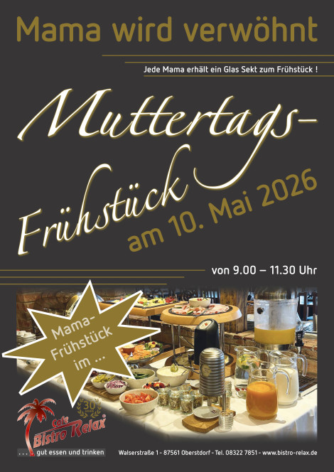 Muttertags-Frühstück im Relax